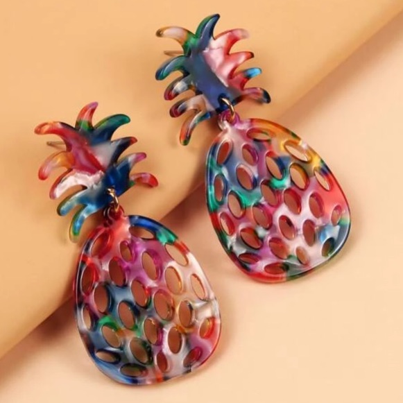 Statement Pineapple Earrings